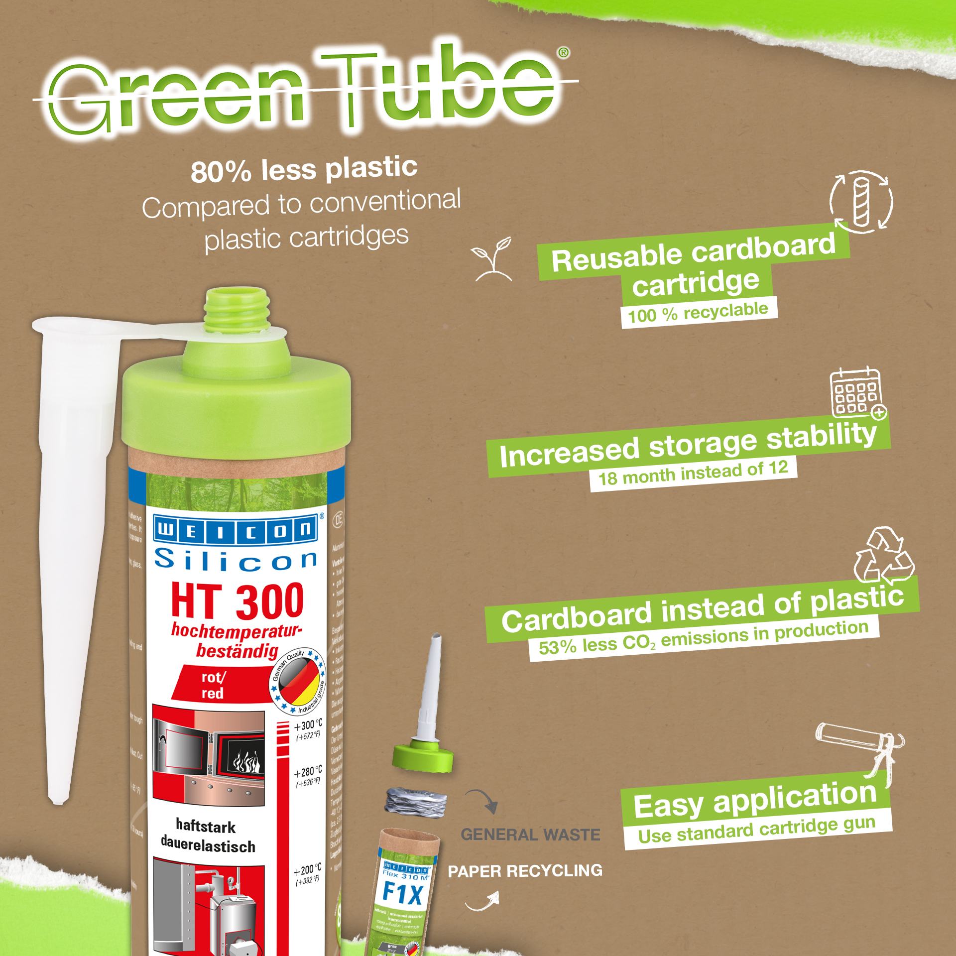 HT 300 | sealant, high-temperature-resistant up to 300°C
