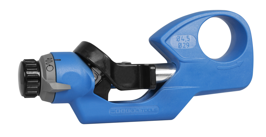 电缆刀螺旋式剥线钳 No.4-29 | round, longitudinal and spiral cutting from 4,5 – 29 mm I Blade depth conveniently adjustable from 0 - 3 mm with lockable control knob