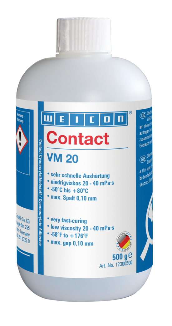 瞬间胶 VM 20 氰基丙烯酸酯粘合剂 | instant adhesive with low viscosity for metal