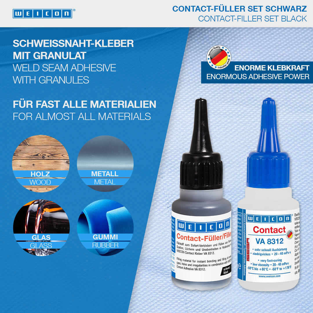 ‌瞬间胶填充剂套装 | transparent special filler and cyanoacrylate adhesive Contact VA 8312