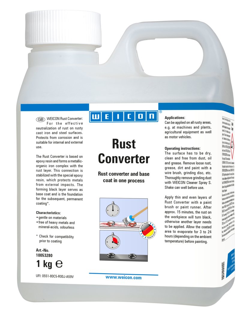 锈蚀转换剂 | for the neutralisation of rust
