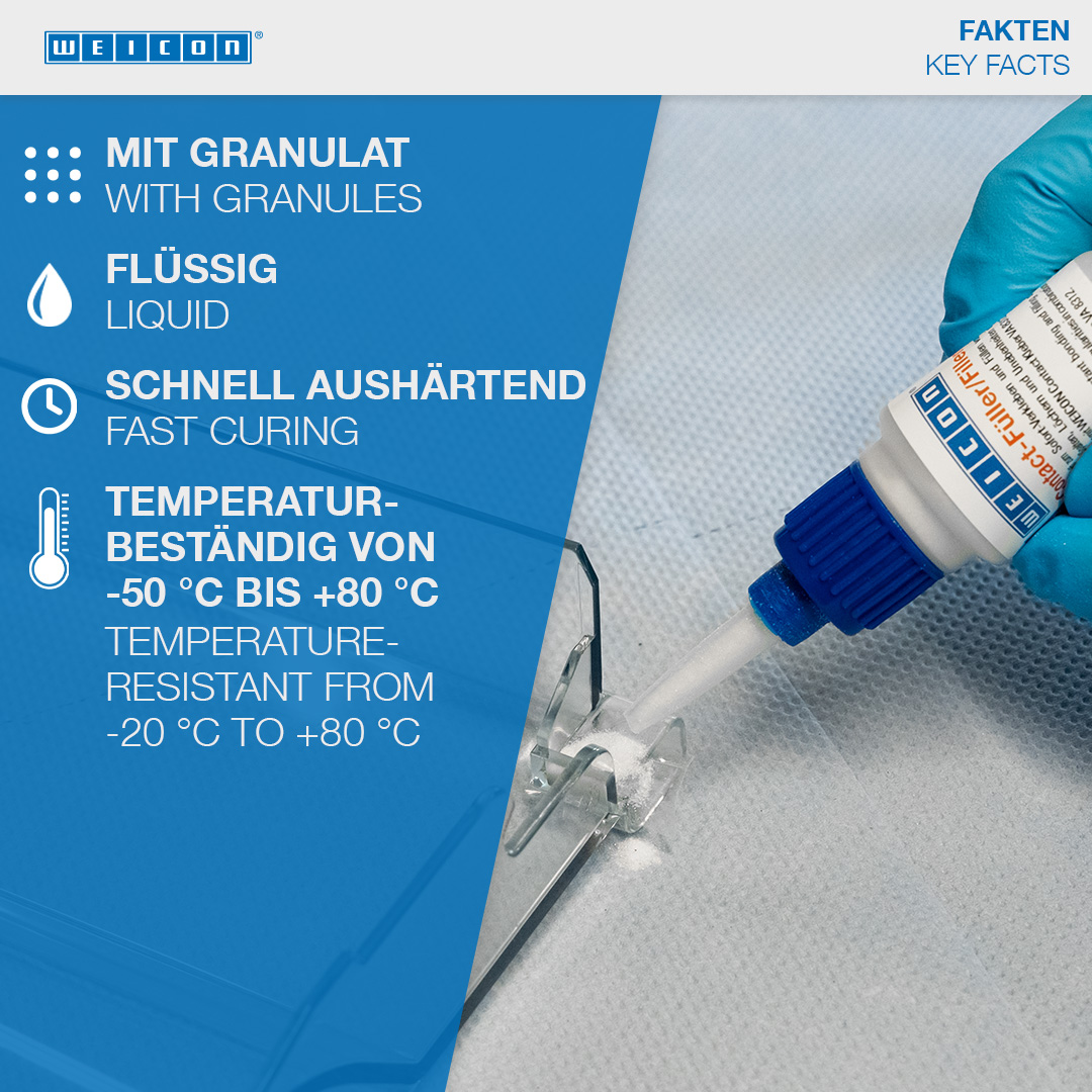 ‌瞬间胶填充剂套装 | transparent special filler and cyanoacrylate adhesive Contact VA 8312