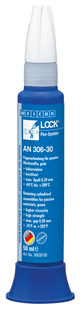 WEICON螺纹锁固胶 AN 306-30 | for passive materials, high strength