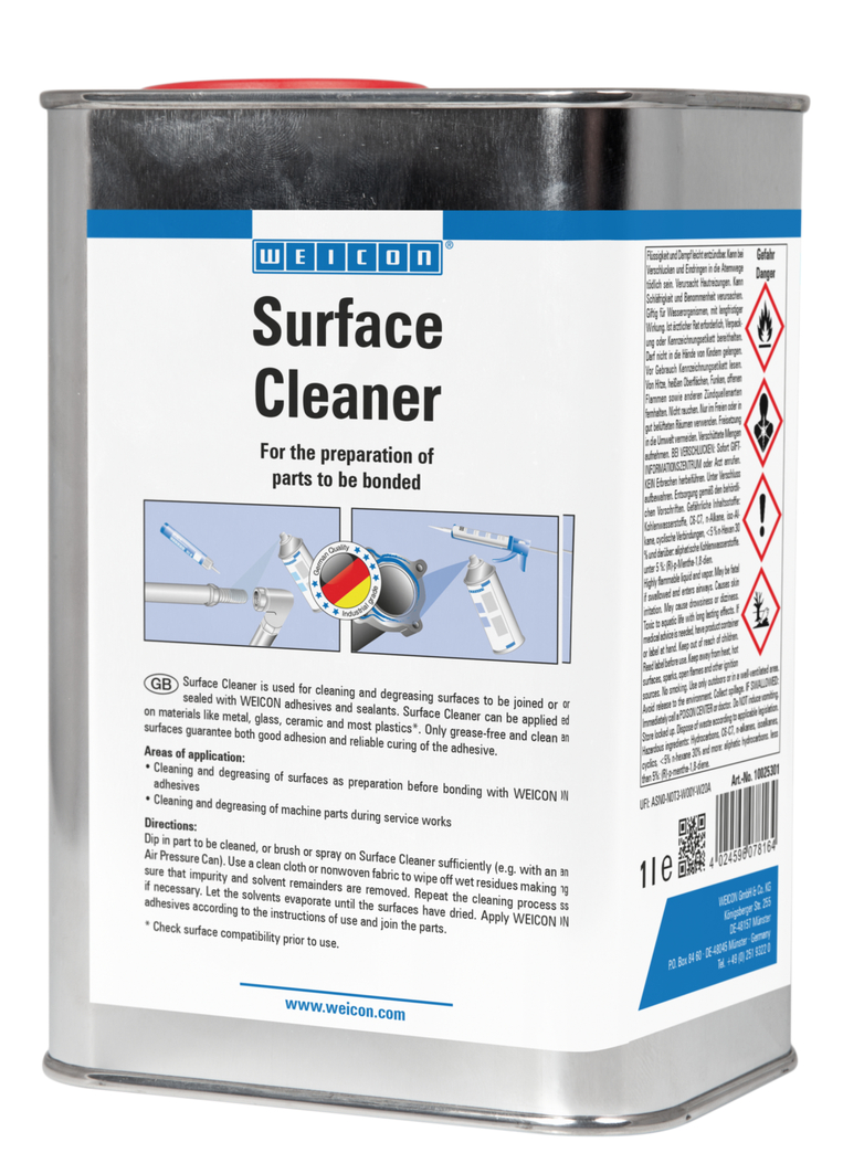 表面清洁剂 | for the pretreatment of bonding surfaces