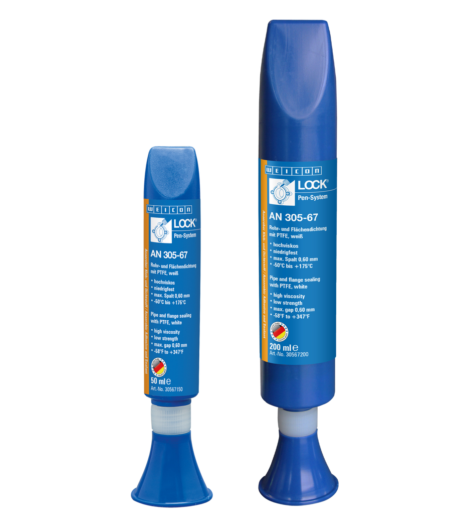 WEICON螺纹锁固胶 AN 305-67 | with PTFE, low viscosity