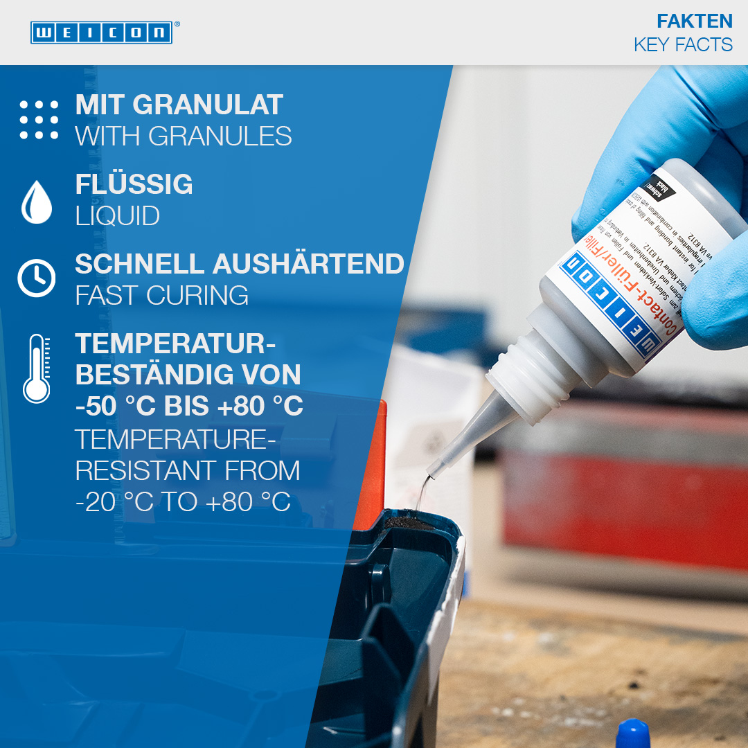 ‌瞬间胶填充剂套装 | transparent special filler and cyanoacrylate adhesive Contact VA 8312