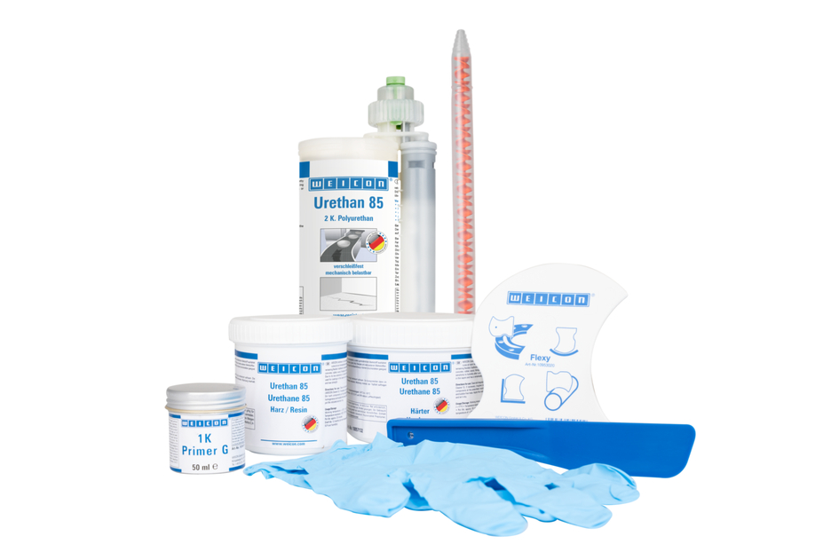 皮带维修套装 | polyurea repair and coating compound for rubber surfaces, work pack