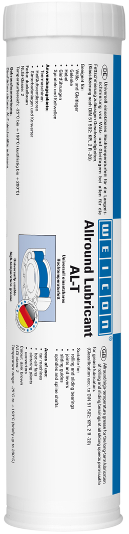 高效润滑脂AL-T | high-temperature grease 190°C