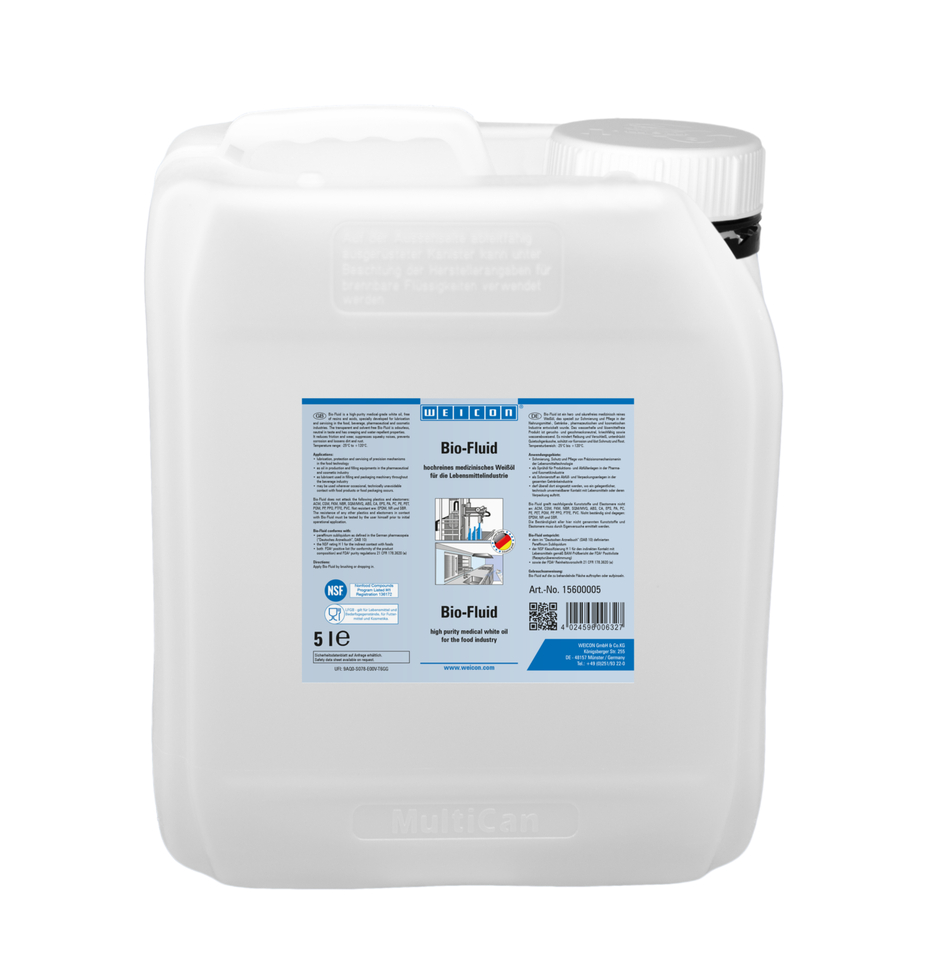 生物环保型工艺液 | lubricating and care oil for the food sector NSF H1