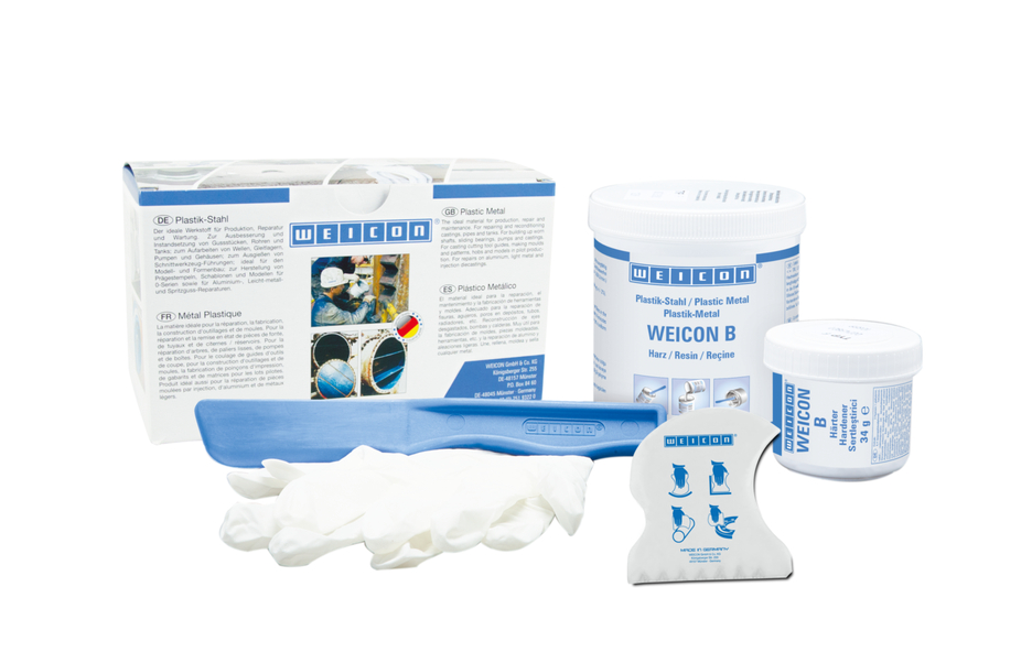 WEICON B | 用于修补与形塑的钢填充环氧树脂产品