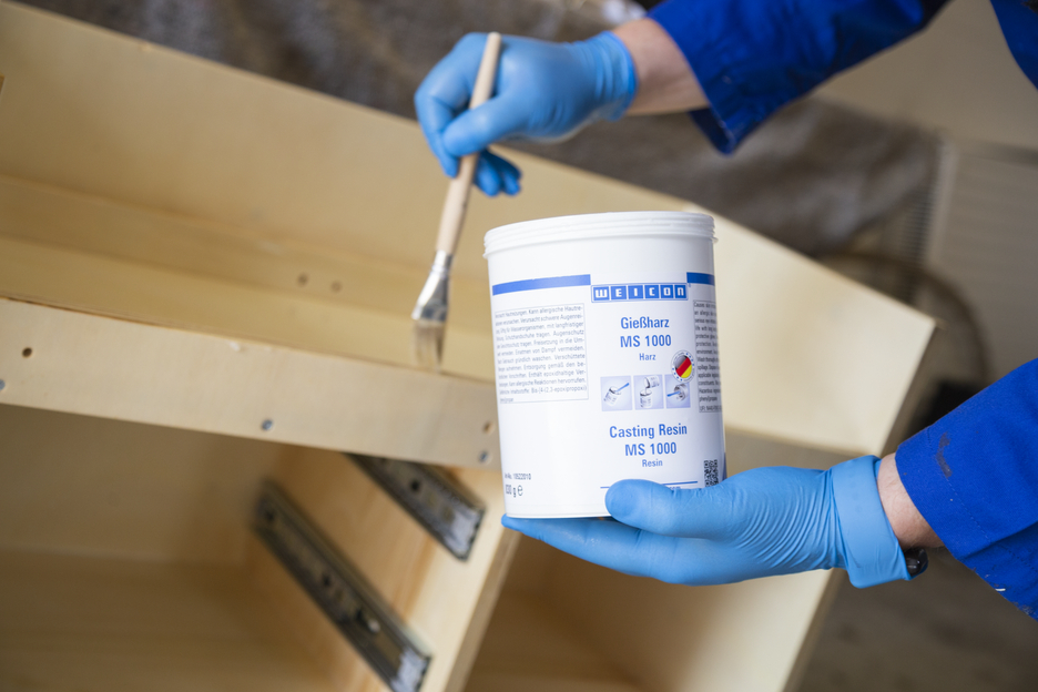 WEICON 树脂型修补剂 MS 1000 | epoxy resin system for bonding, laminating and casting