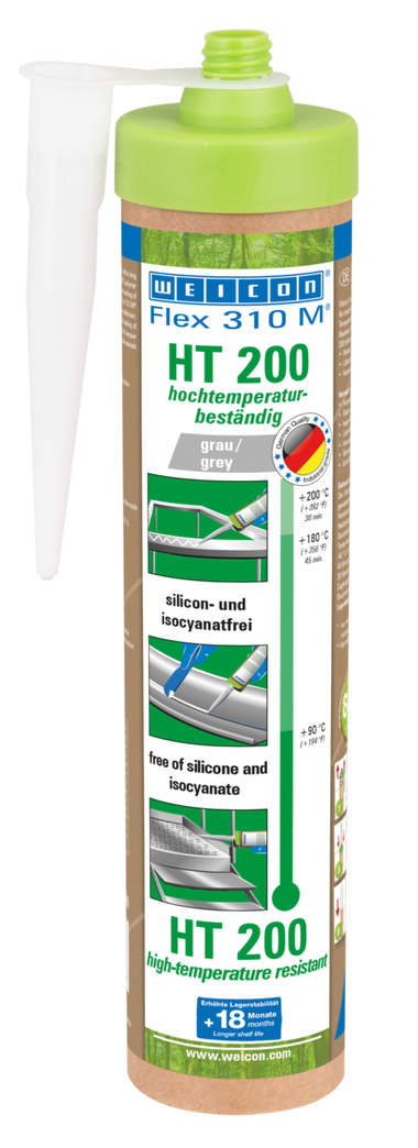 Flex 310 M® HT 200 | 粘合剂和密封剂具有很高的初始粘合力，是粉末涂料的理想选择，耐热温度高达 200 °C