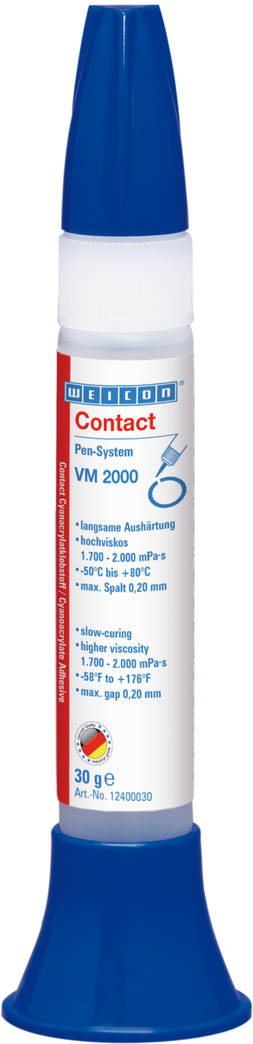 瞬间胶 VM 2000 氰基丙烯酸酯粘合剂 | instant adhesive with high viscosity for metal