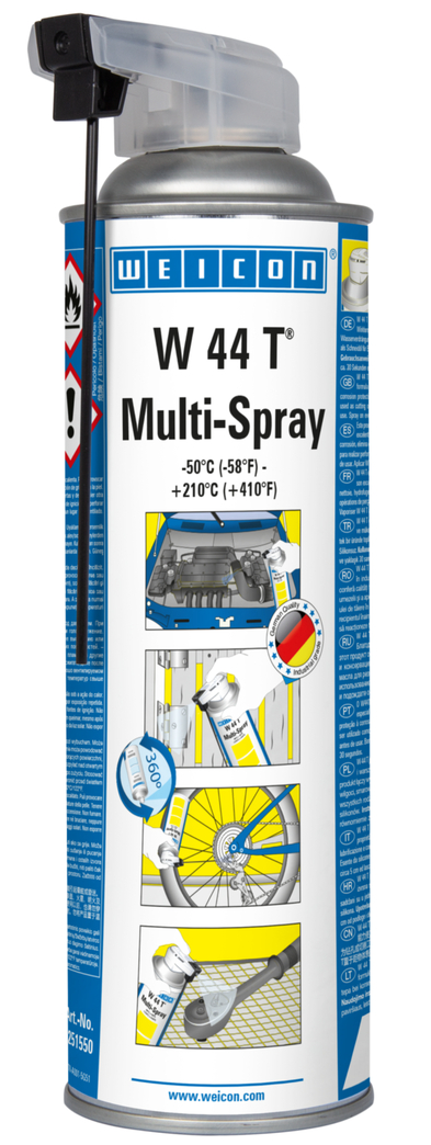 W 44 T® Multi-Spray 万用防锈润滑喷剂 | lubricating and multifunctional oil with 5-fold function W 44 T® Multi-Spray 万用防锈润滑喷剂 | lubricating and multifunctional oil with 5-fold function
