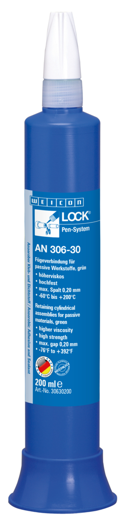WEICON螺纹锁固胶 AN 306-30 | for passive materials, high strength