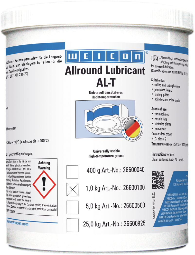 高效润滑脂AL-T | high-temperature grease 190°C