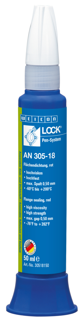 WEICON螺纹锁固胶 AN 305-18 | for large gap bridging, high strength, high viscosity
