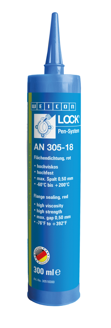 WEICONLOCK® AN 305-18 平面法兰密封胶 | 高等强度，高等粘度，适用于大间隙桥接