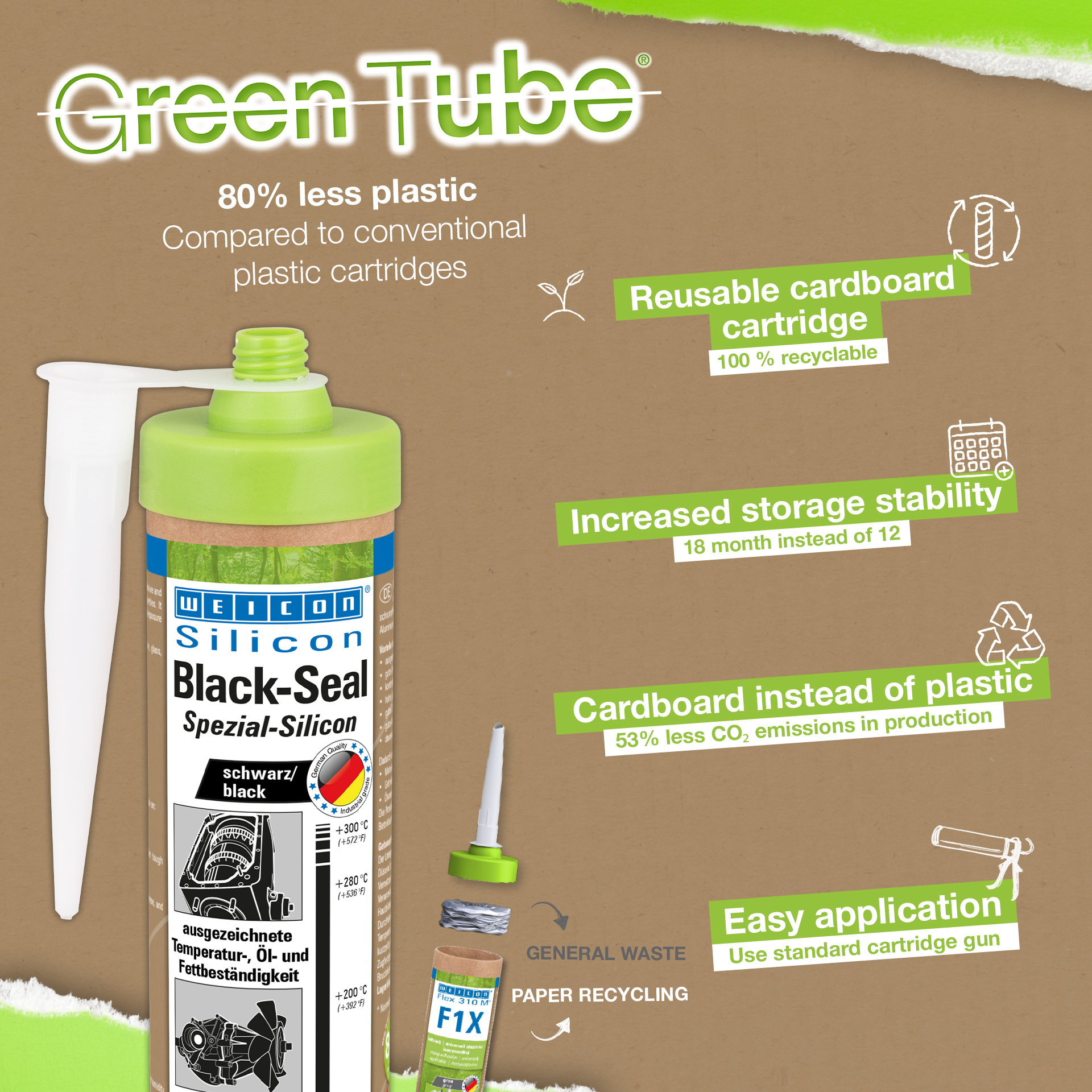 黑色密封胶 | permanently elastic sealant for oil- or grease-resistant areas