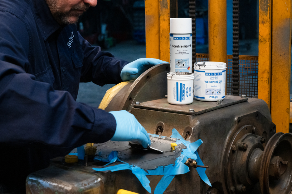 WEICON 耐高温钢铁修补剂 HB 300 | high-temperature-resistant epoxy resin system for repairs and moulding