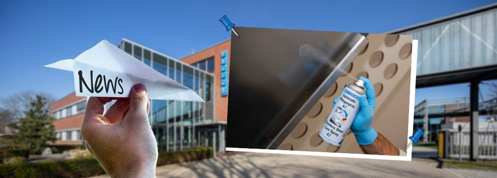 weicon.de  Header Pressebereich Stainless Steel Care Spray A7 Cleaning, care and protection in sensitive areas