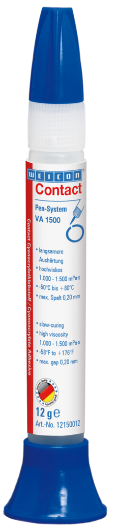 VA 1500 氰基丙烯酸酯粘合剂 | instant adhesive for rubber, metal,  porous and absorbent materials