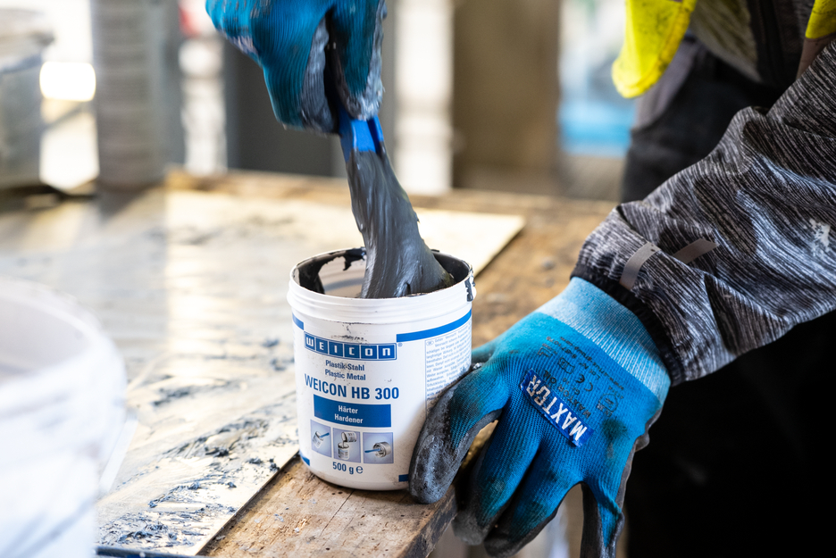 WEICON 耐高温钢铁修补剂 HB 300 | high-temperature-resistant epoxy resin system for repairs and moulding