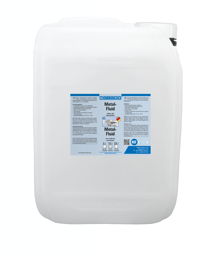 金属保护液 | 用于金属的无溶剂护理和保护乳液