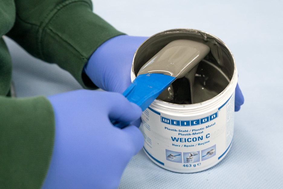 WEICON C | 铝填充环氧树脂产品，用于修复和铸造模型