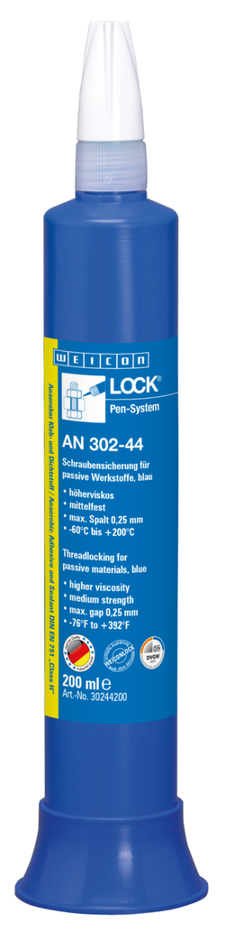 WEICONLOCK® AN 302-44 螺纹锁固胶 | 中等强度，适用于惰性材料