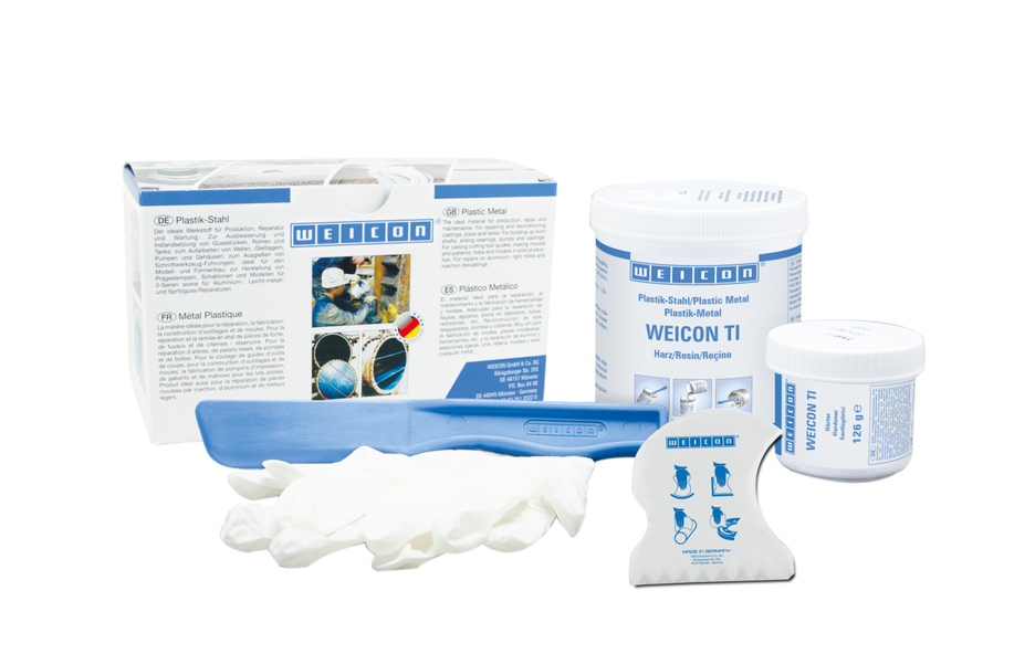 WEICON 钛修补剂 TI | 用于维修与塑性的钛填充环氧树脂产品