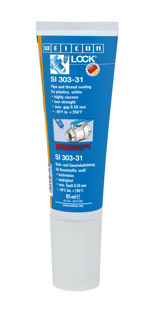 WEICONLOCK® SI 303-31 管道及螺纹密封 | low strength, high viscosity, ISEGA-certified
