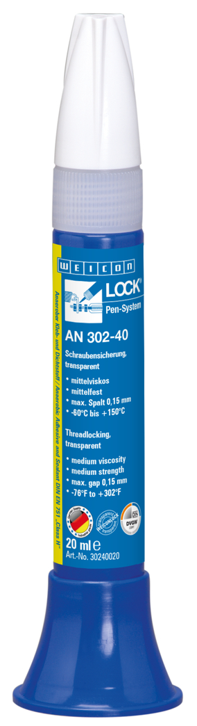WEICON螺纹锁固胶 AN 302-40 | medium strength, with DVGW registration