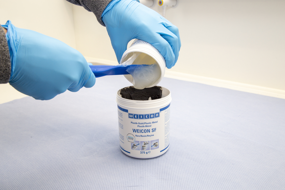 WEICON 钢铁快速修补剂 SF | steel-filled epoxy resin system for repairs and moulding DNV-certified