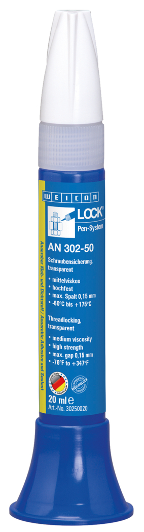 WEICON螺纹锁固胶 AN 302-50 | high strength, medium viscosity