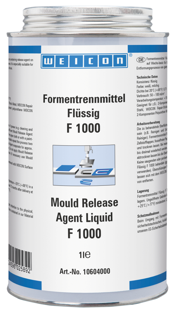 液态脱模剂 F1000 | for smooth surfaces
