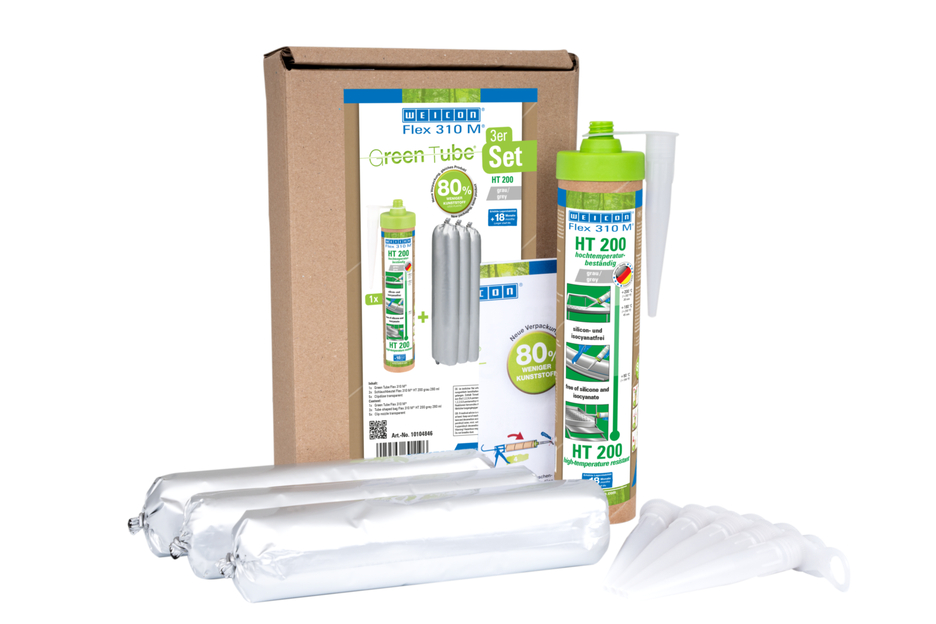 Flex 310 M® HT 200 | 粘合剂和密封剂具有很高的初始粘合力，是粉末涂料的理想选择，耐热温度高达 200 °C