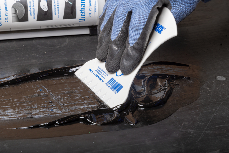 皮带维修套装 | polyurea repair and coating compound for rubber surfaces, work pack