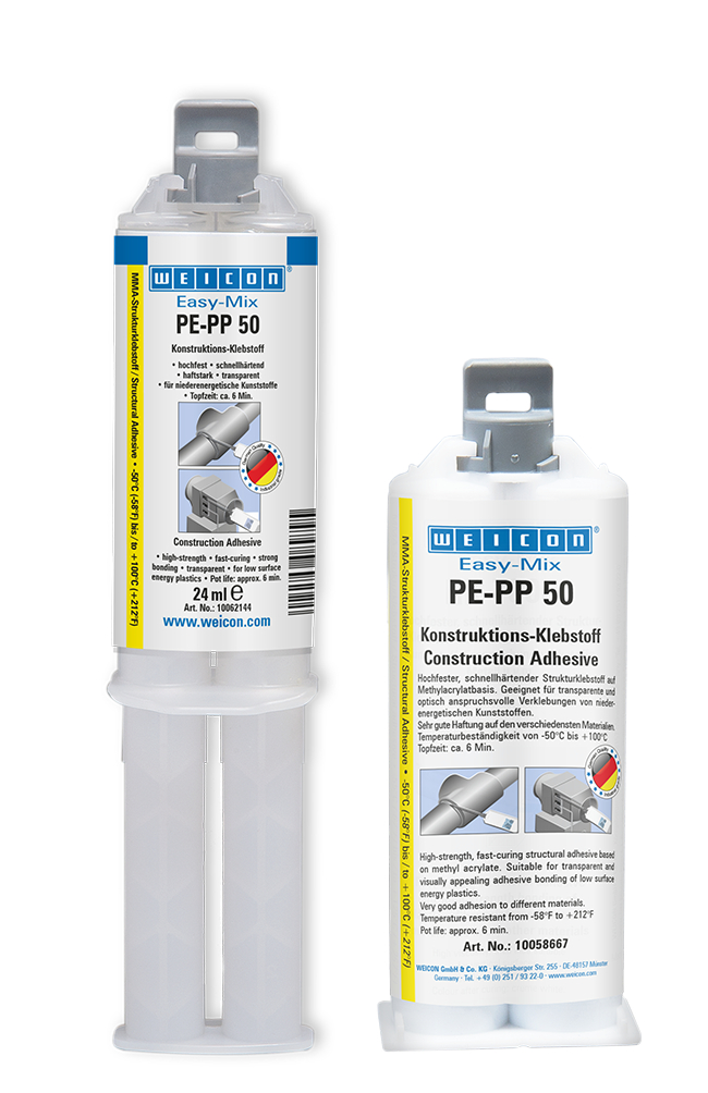 Easy-Mix 易混合型 PE-PP 50 | construction adhesive based on methyl acrylate for special plastics