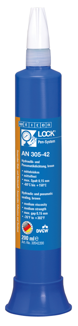WEICONLOCK® AN 305-42 管螺纹密封胶（液压与气动密封胶） | 中等强度，获德国 DVGW 认证许可