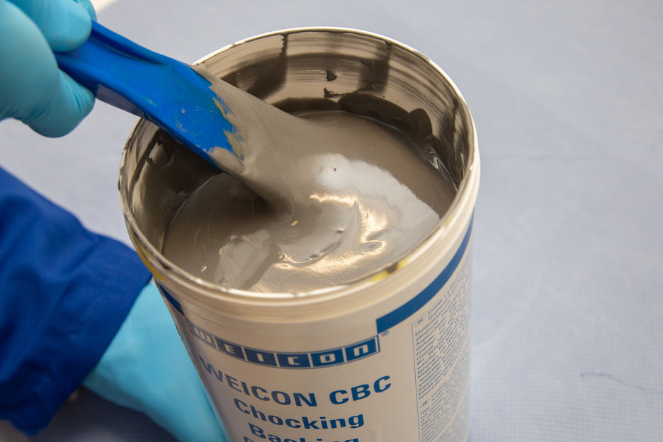 WEICON CBC 环氧浇铸灌封树脂 | aluminium-filled epoxy resin system for casting  and gap compensation, ABS-certified