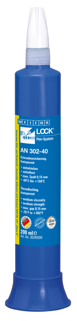 WEICON螺纹锁固胶 AN 302-40 | medium strength, with DVGW registration