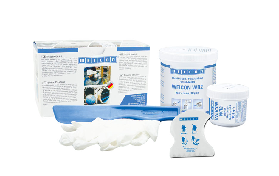WEICON WR2 | 用于修补与间隙填充的矿物填充环氧树脂产品