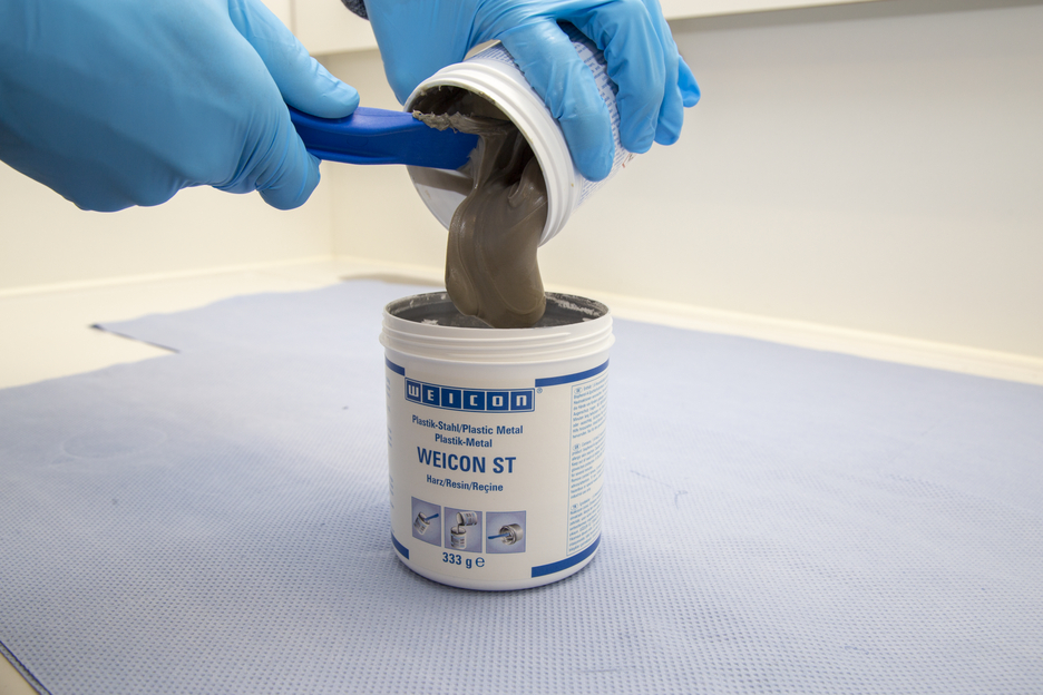 WEICON 不锈钢修补剂 ST | metallic-filled epoxy resin system for repairs and moulding
