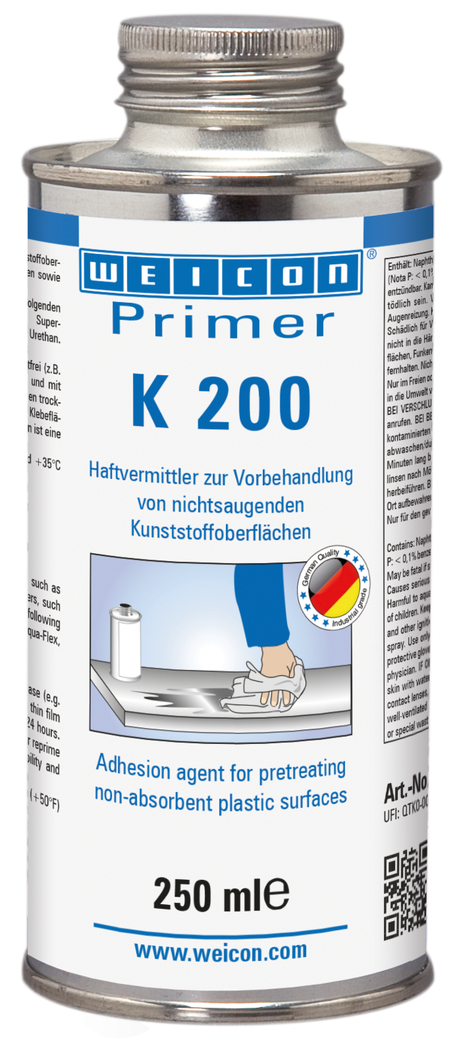 底涂 K 200 | 适用于非吸水性塑料表面的粘附促进剂